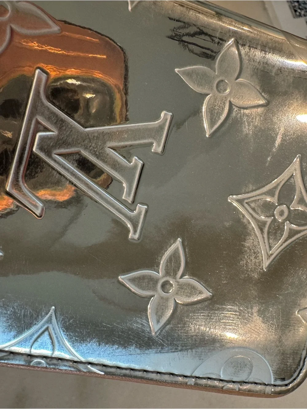 Louis Vuitton Silver Mirror Monogram Pocket Organizer - Virgil Abloh